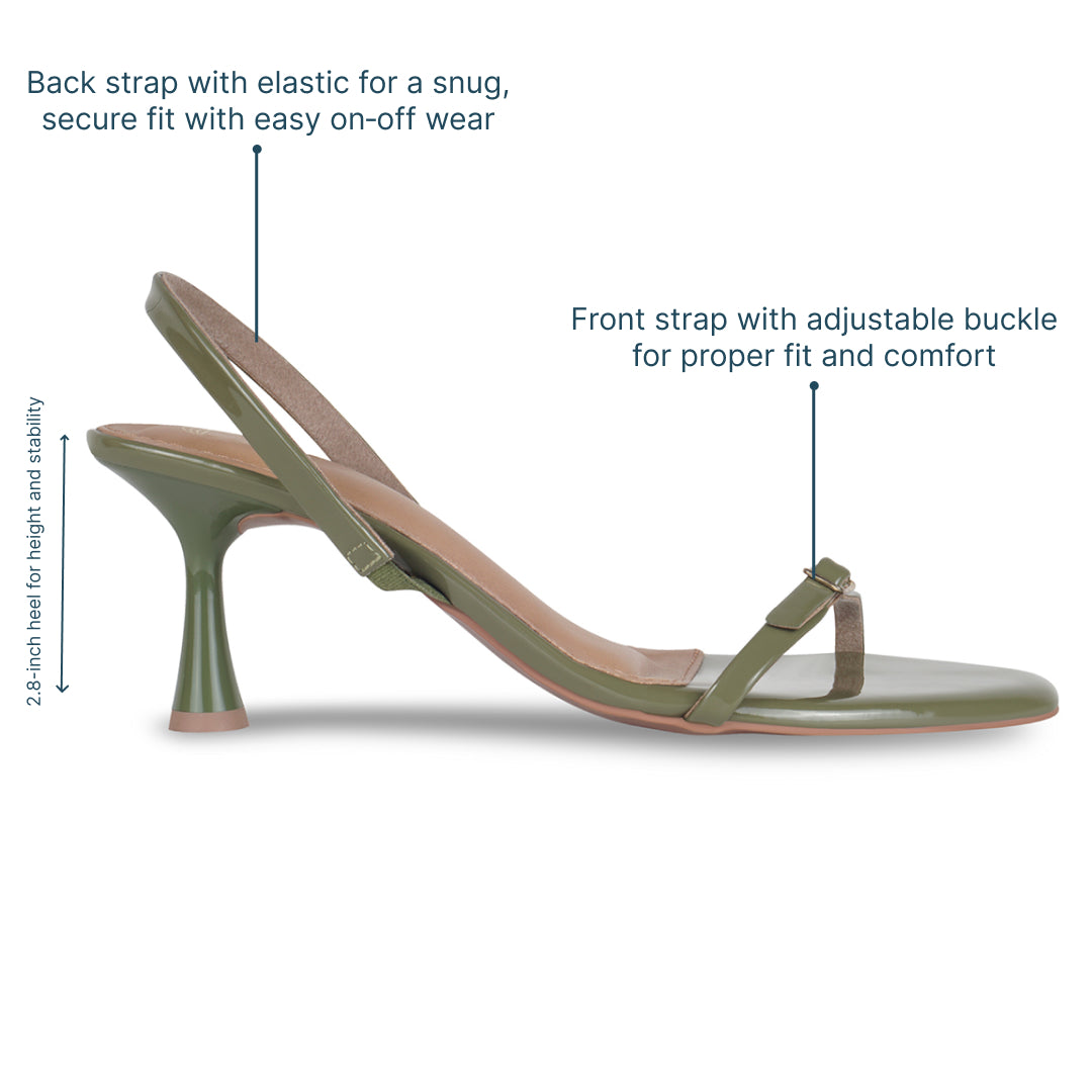 The Essence Olive Heels