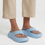 Slushie Blue Thong Slides