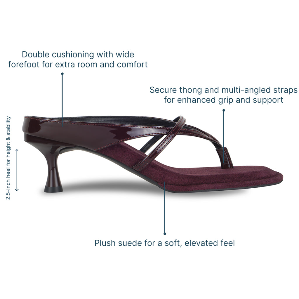 A-lister Maroon Heels