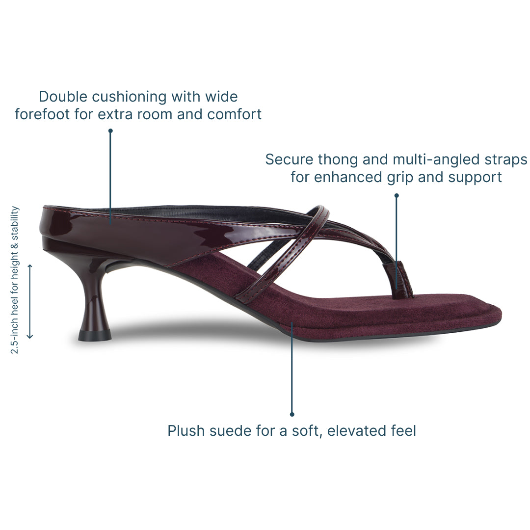 A-lister Maroon Heels