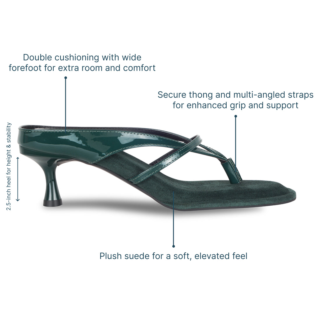 A-lister Green Heels