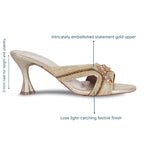 Lustre Gold Heels