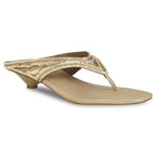 Lehere Kitten Gold Heel