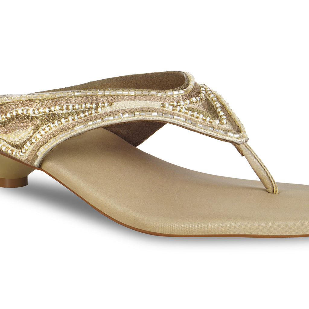 Lehere Kitten Gold Heel