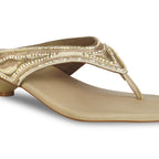 Lehere Kitten Gold Heel