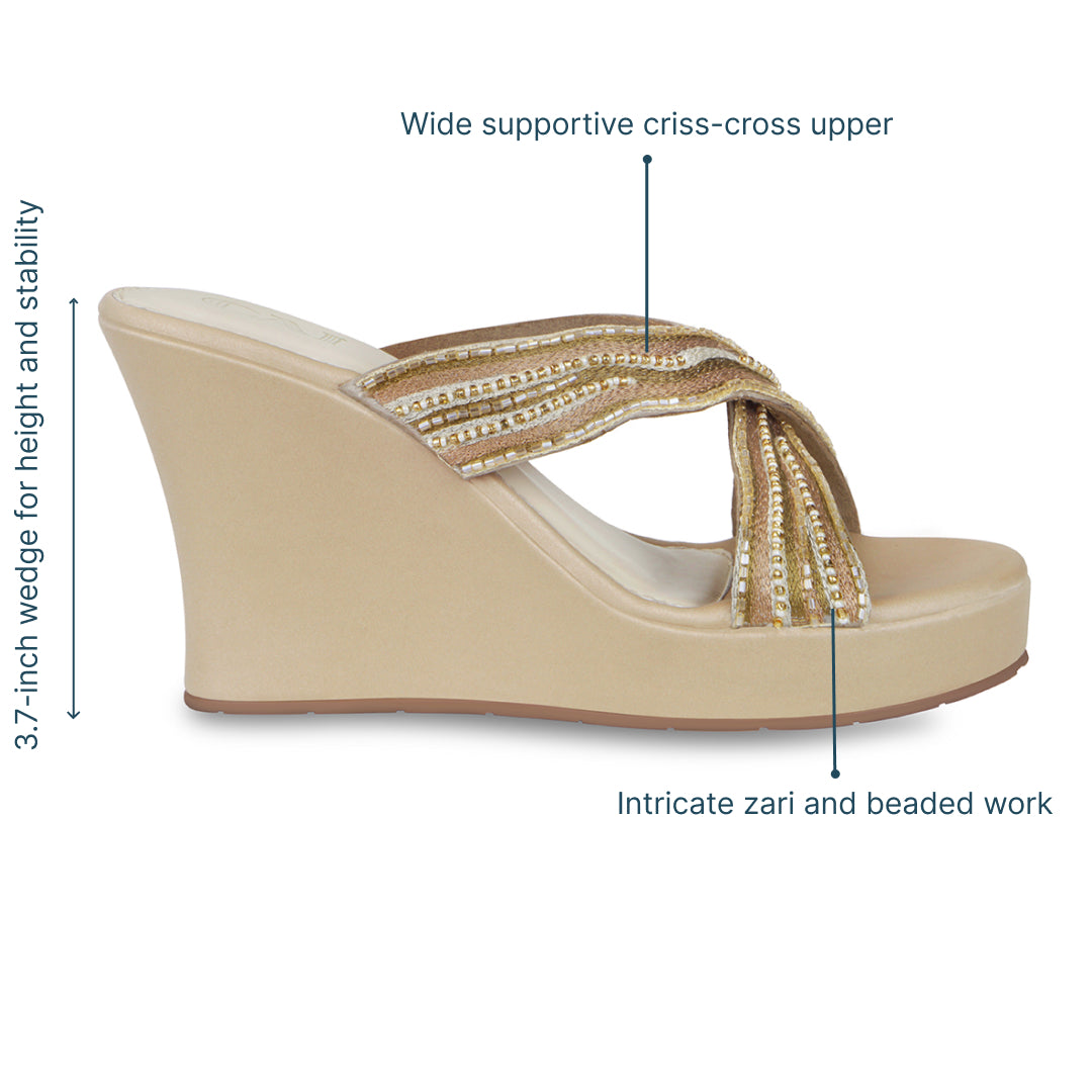 Lehere Gold Wedge