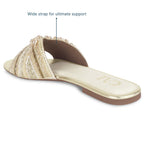Lustre Gold Flats