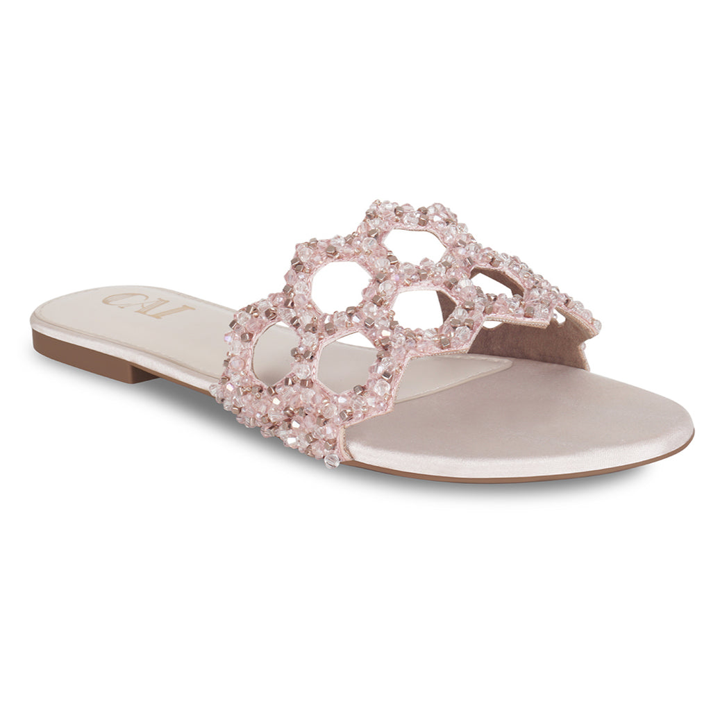 Mosaic Blush Flats