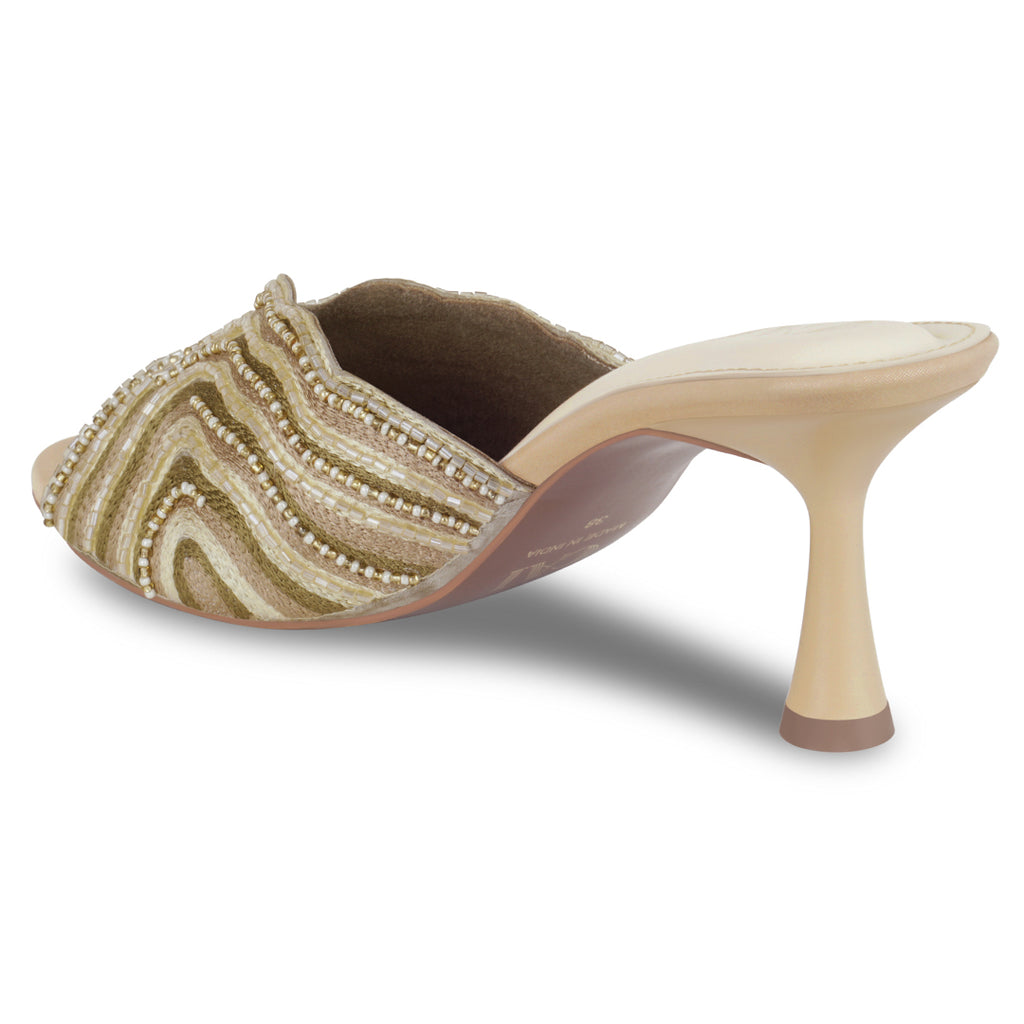 Lehere Gold Heels