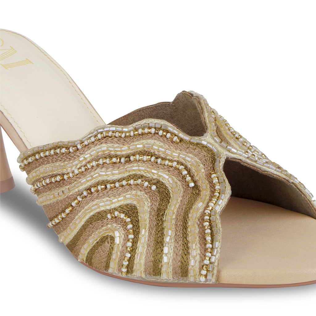 Lehere Gold Heels