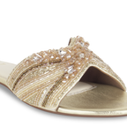 Lustre Gold Flats