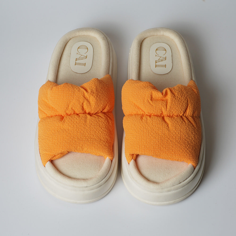 Spongy Yellow Slip On
