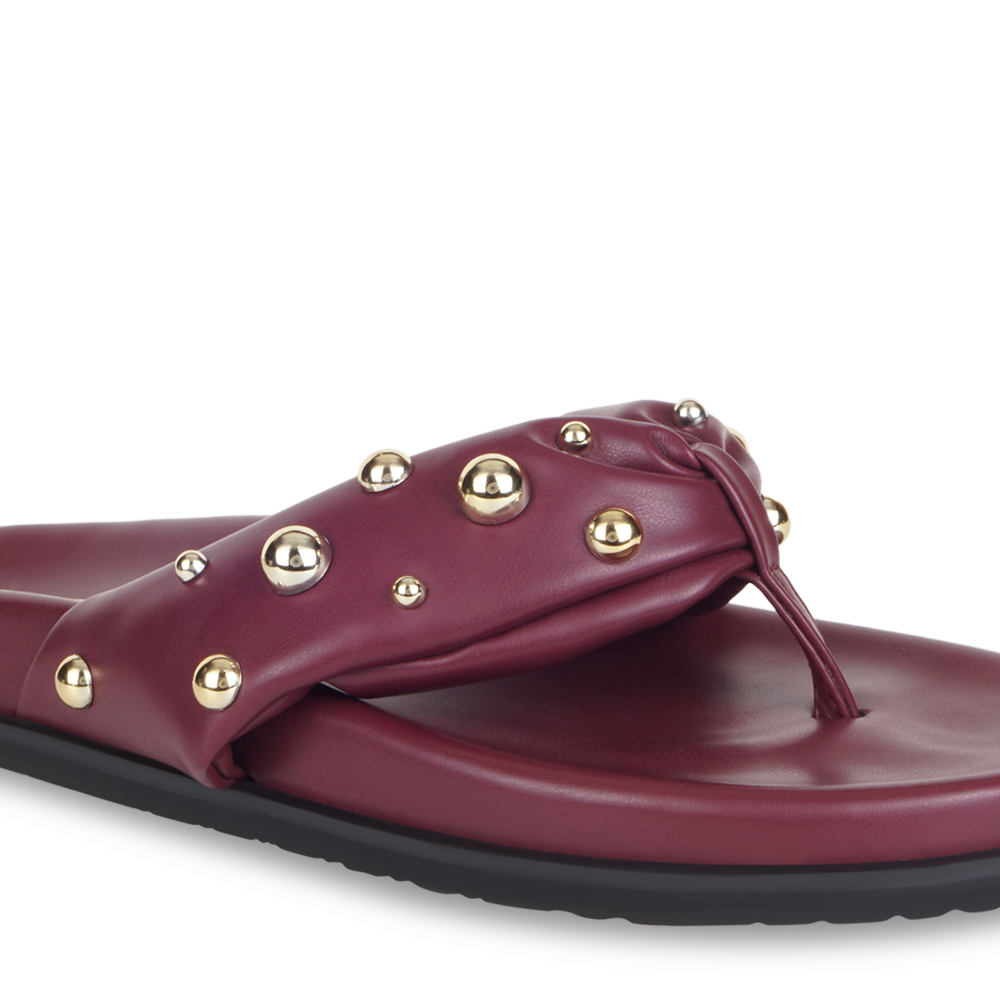 Dewdrop Maroon Slides