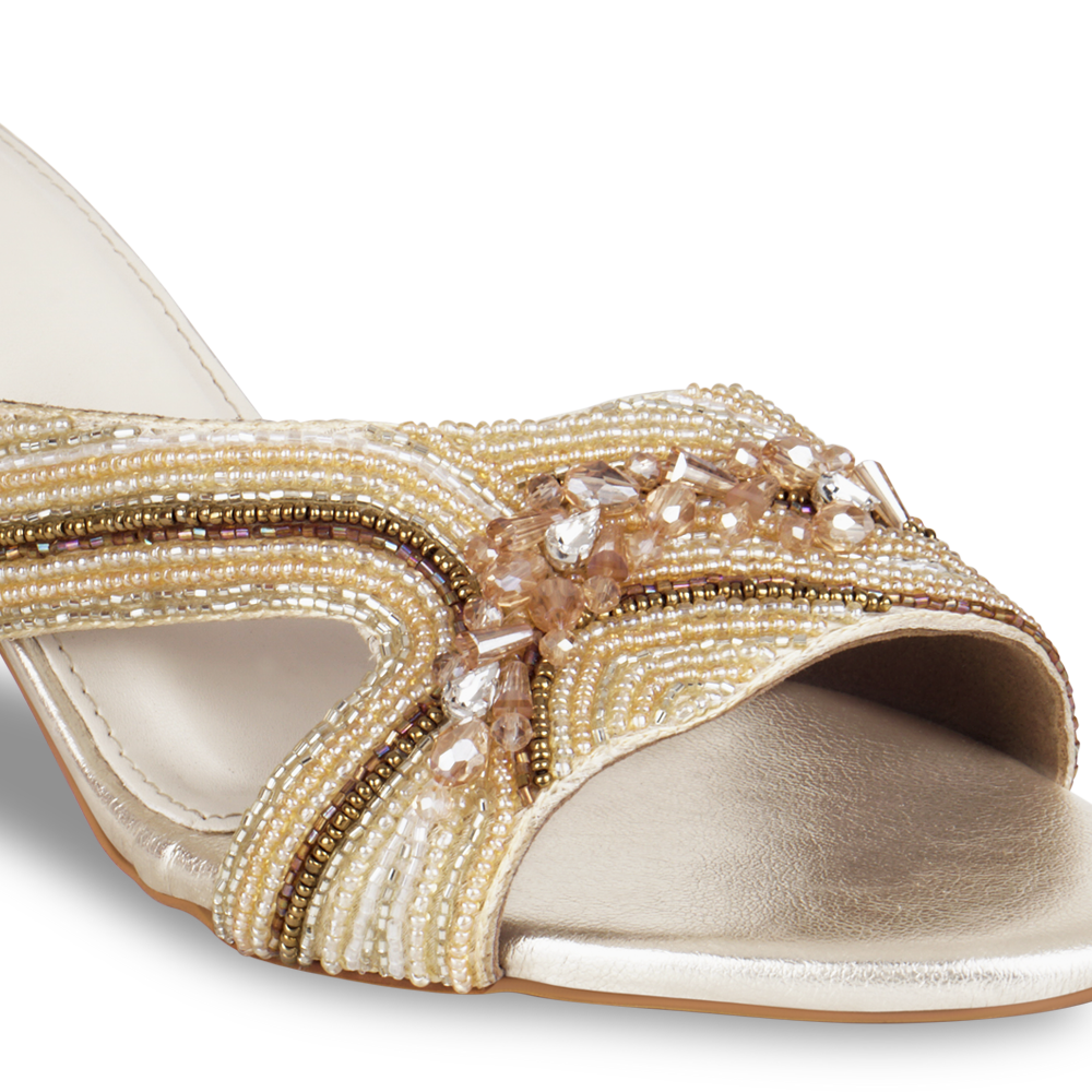 Lustre Gold Heels