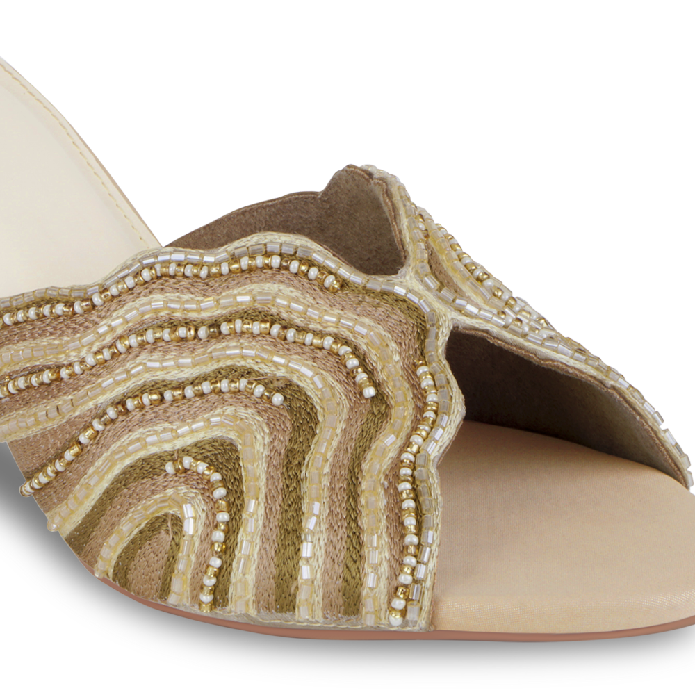 Lehere Gold Heels