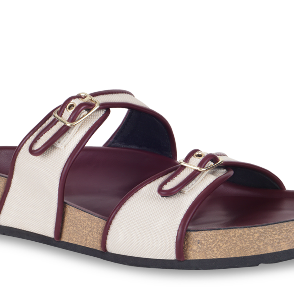 Wine Canvas Two Strap Slider
