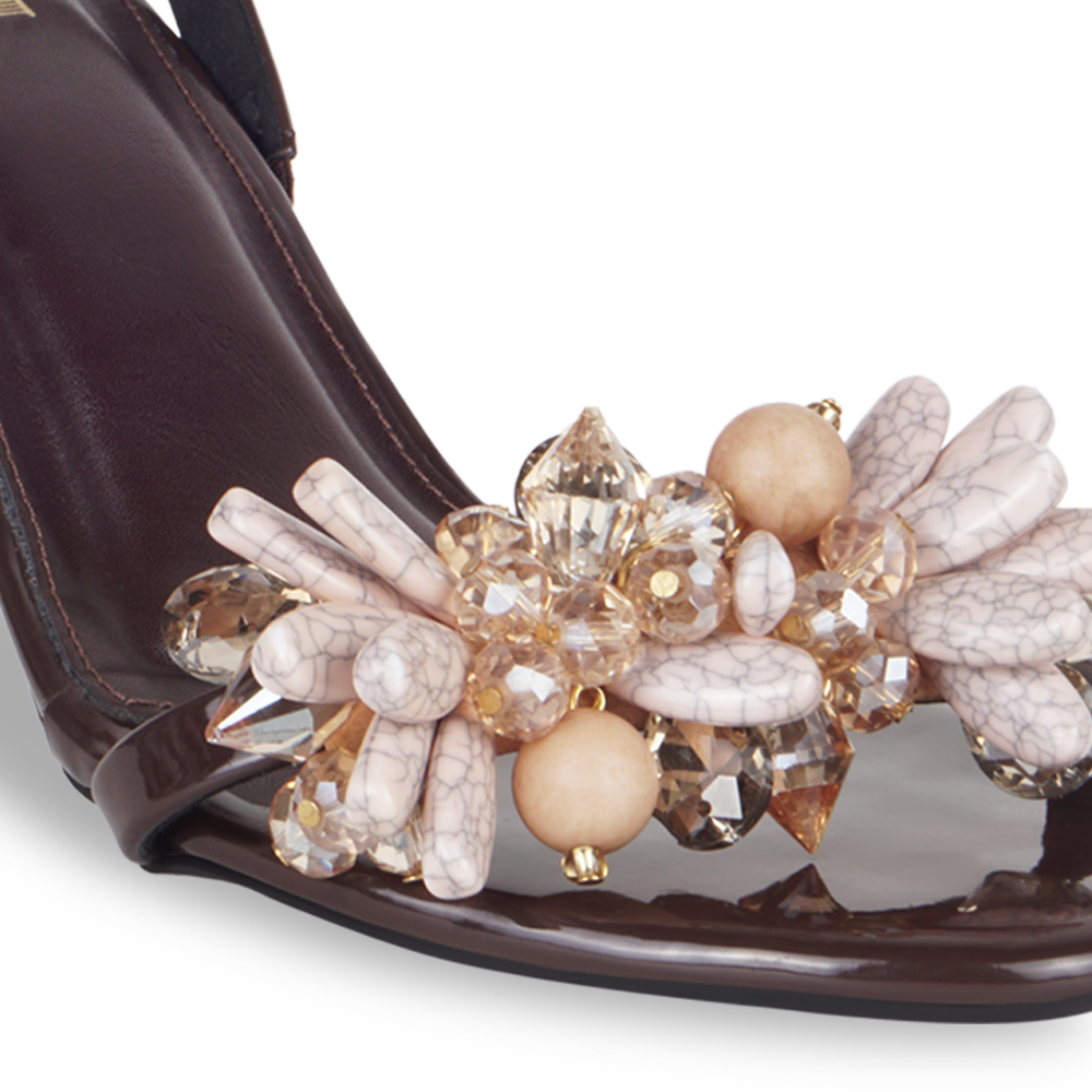 Coral Essence Mocha Heel