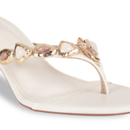 Gemline Thong Cream Heels