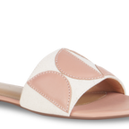 Geometric Canvas Peach Flats