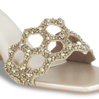 Mosaic Gold Heels