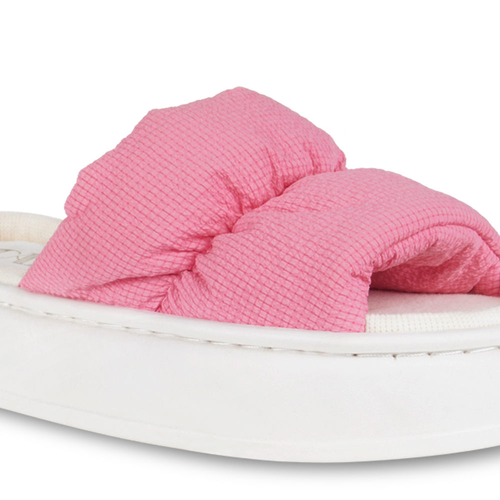 Spongy Pink Slip On