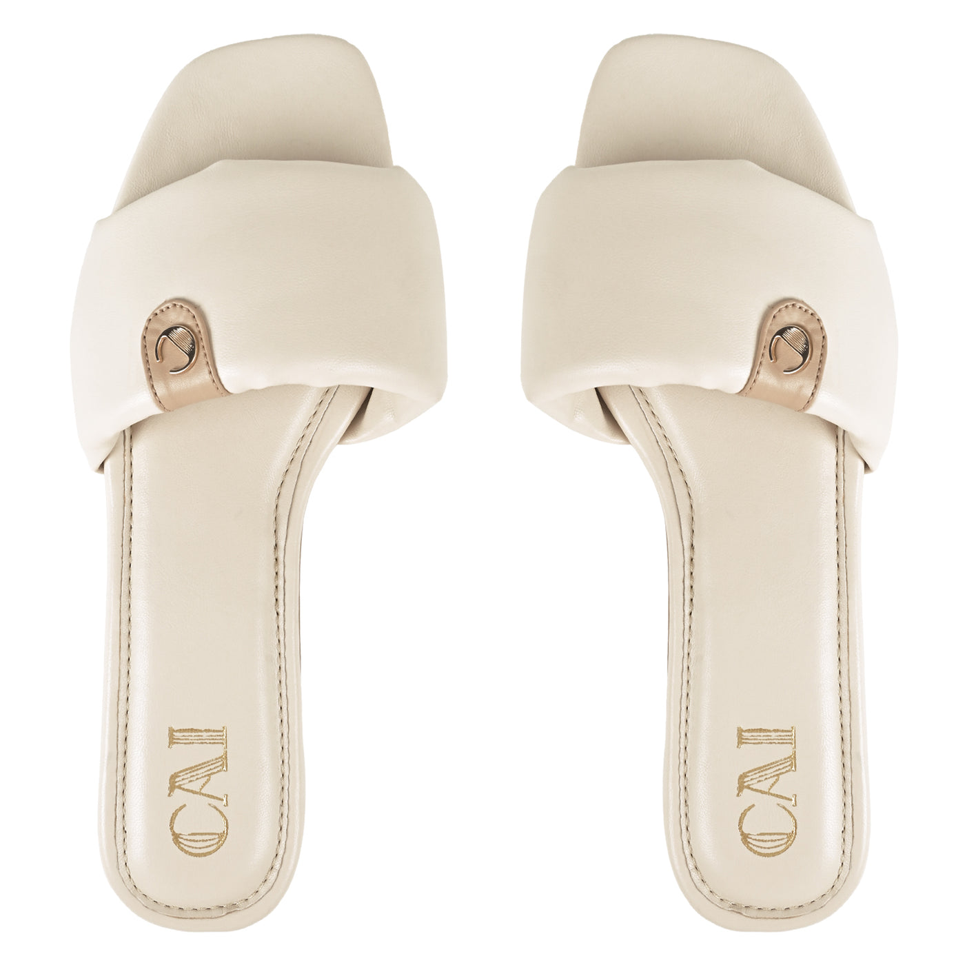 Beige Cushy Flats