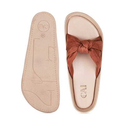 Knot me Peach Slides