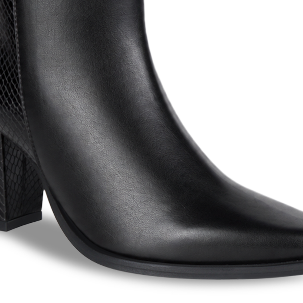 Saddle Black Boots