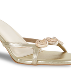 Shell Bare Gold Heels