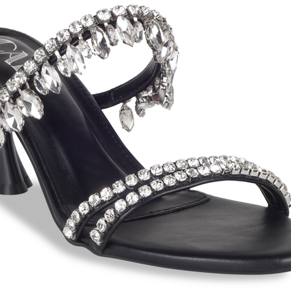 Chandelier Black Heels