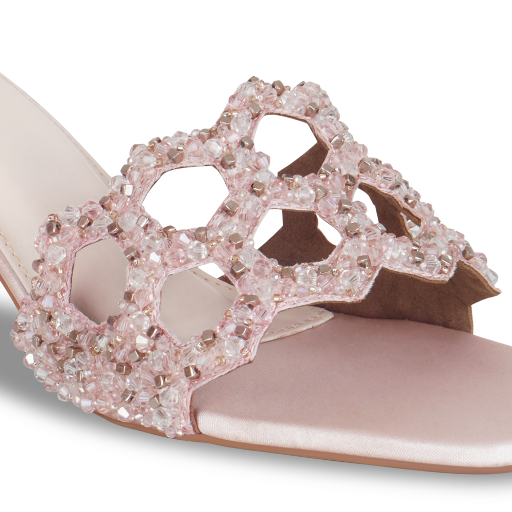 Mosaic Blush Heels