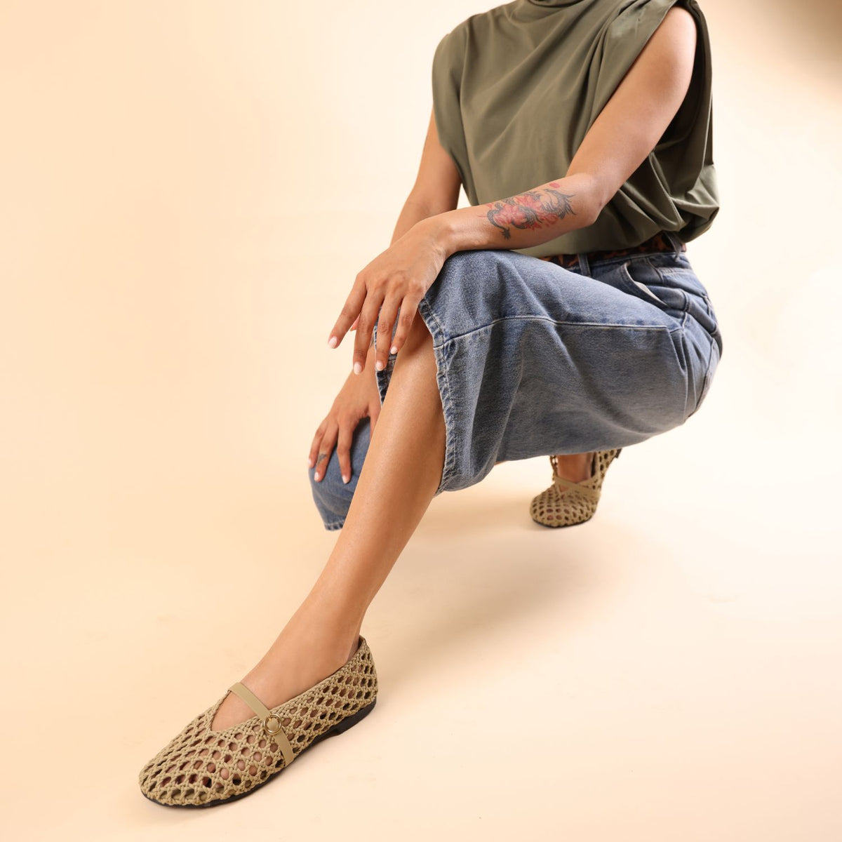 Weave Olive Ballet