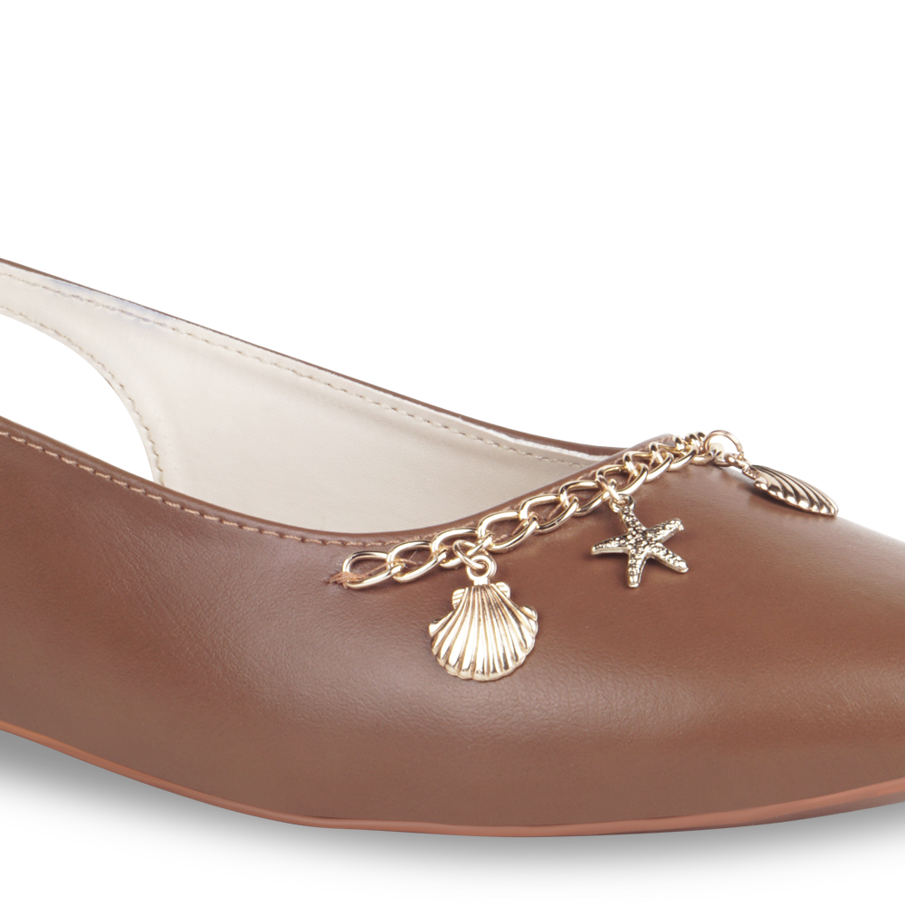Dangle Tan Flats