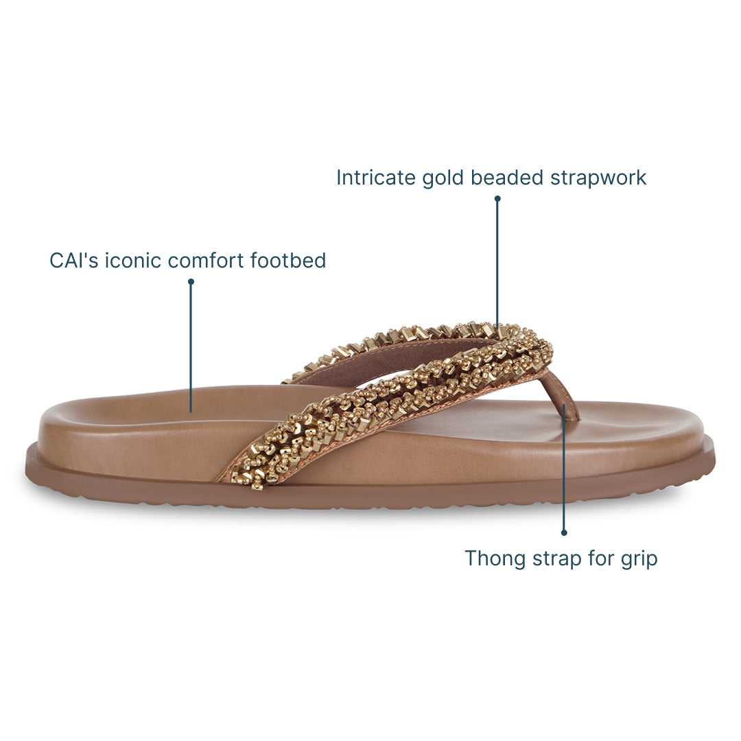 Glint Tan Slides