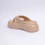 Biscuit Beige Thong Slides