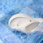 Marshmallow White Thong Slides