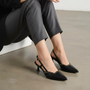 Black Rivet Pumps