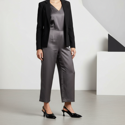 Black Slingback Pumps