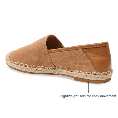Tan Suede Espadrille
