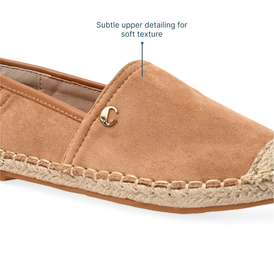 Tan Suede Espadrille