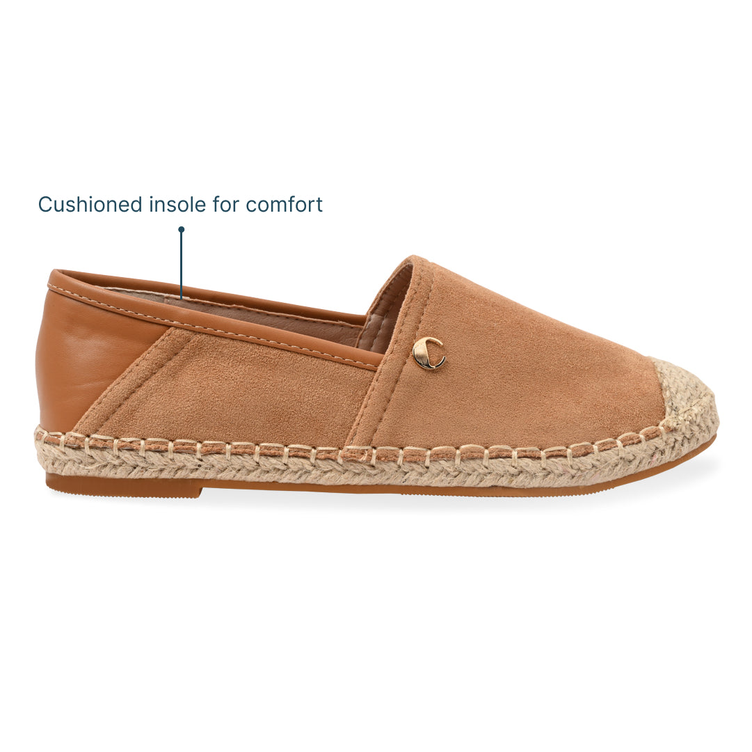 Tan Suede Espadrille