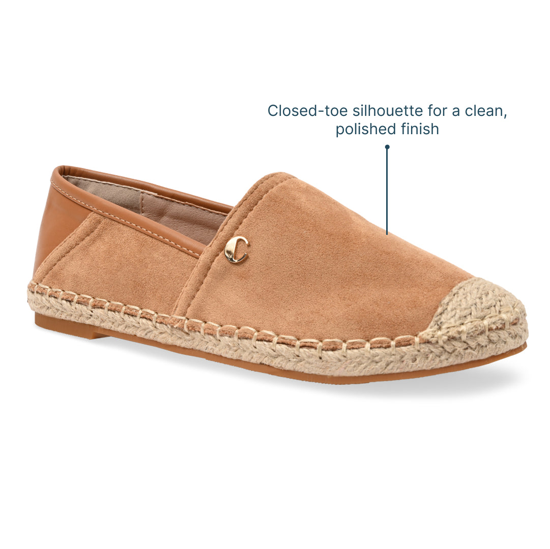 Tan Suede Espadrille