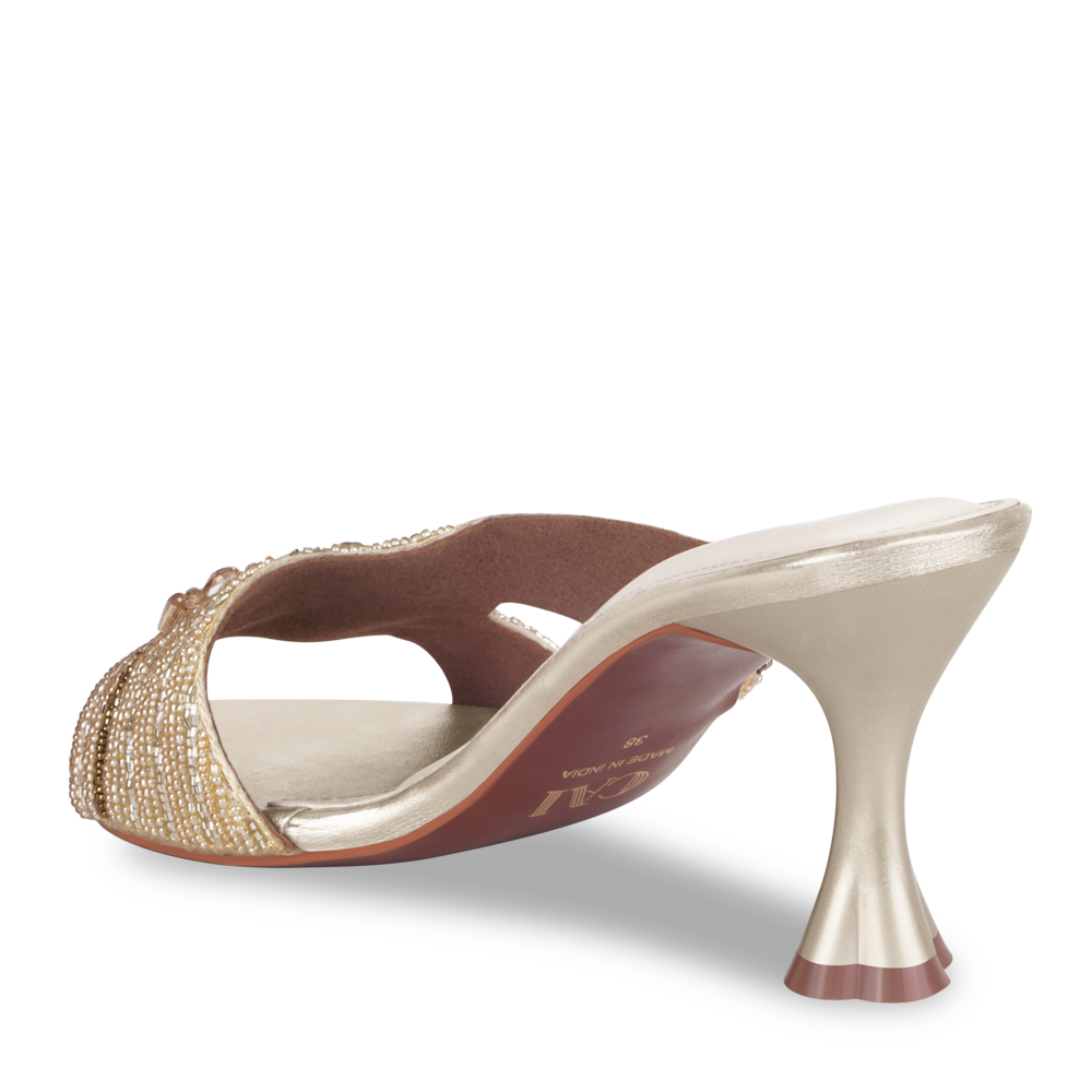 Lustre Gold Heels