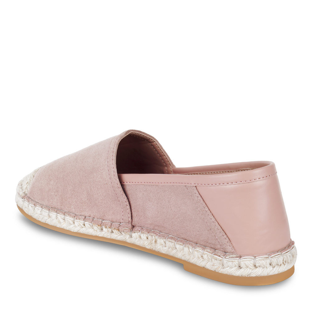 Pink Suede Espadrille