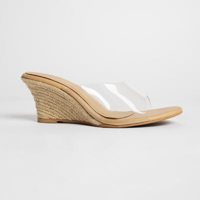 Jute Clear Wedges