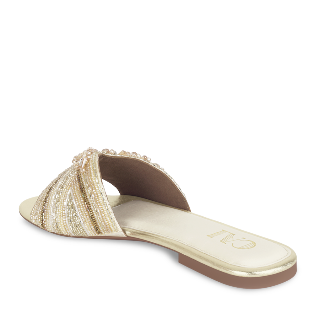 Lustre Gold Flats