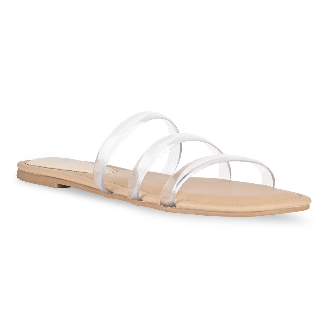 Clear Strappy Flats – The CAI Store