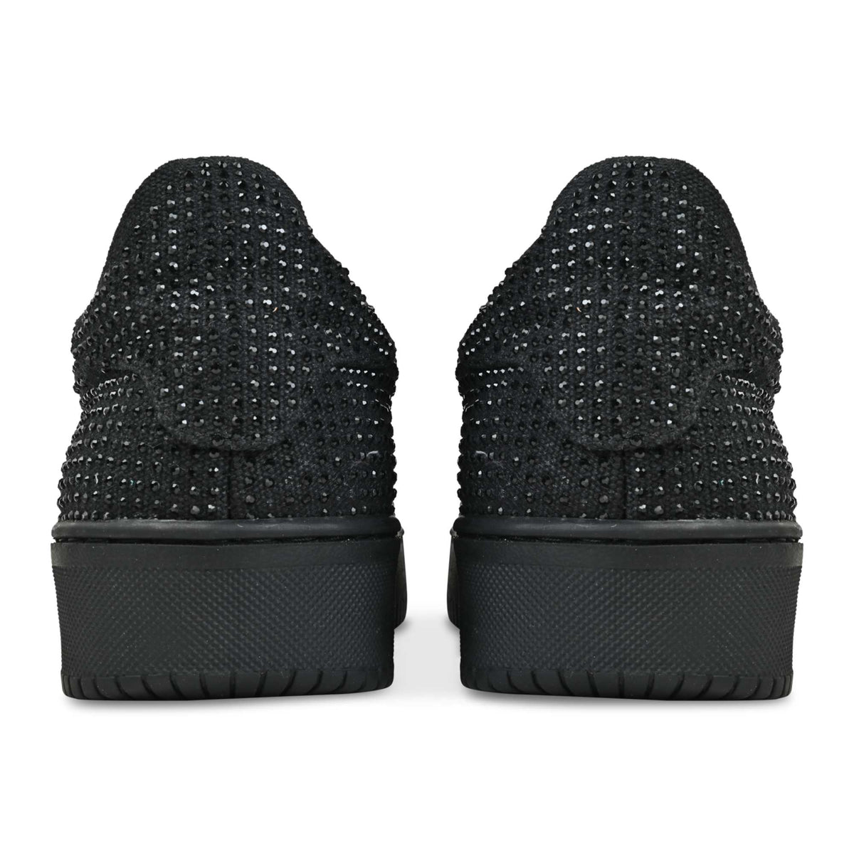 Rhinestone Lowtop Sneakers- Black