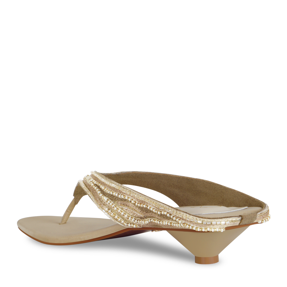 Lehere Kitten Gold Heel