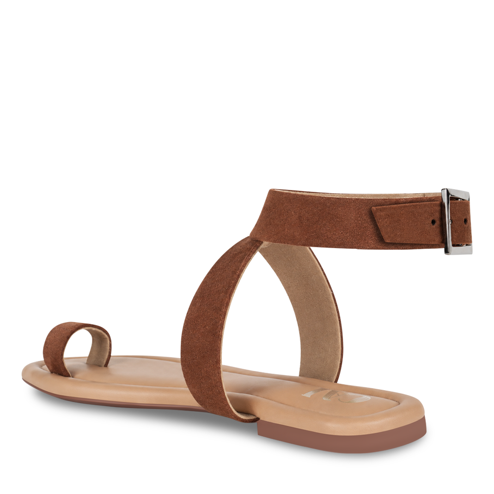Brown Toe Loop Sandals